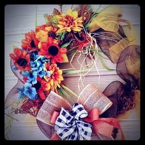 Fall wreath for Thanksgiving